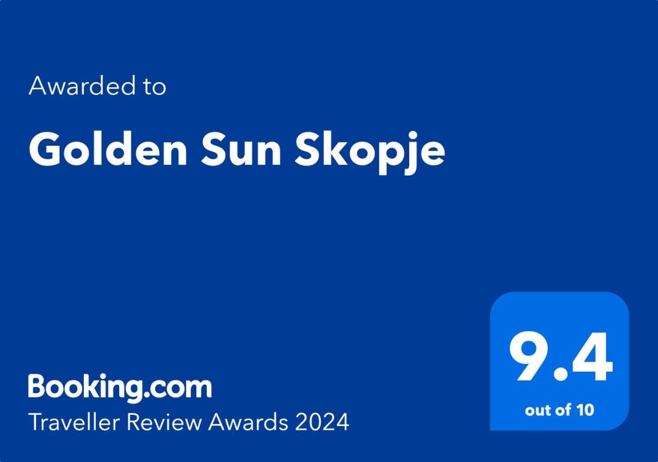 Golden Sun Skopje Apartment Bagian luar foto